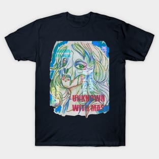 Mysterious girl with mask T-Shirt